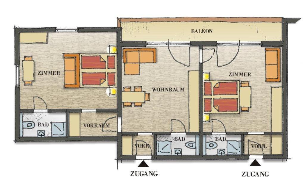 Haus Pregenzer Apartment Fiss Ngoại thất bức ảnh